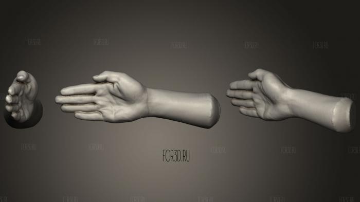 Hand12 3d stl модель для ЧПУ